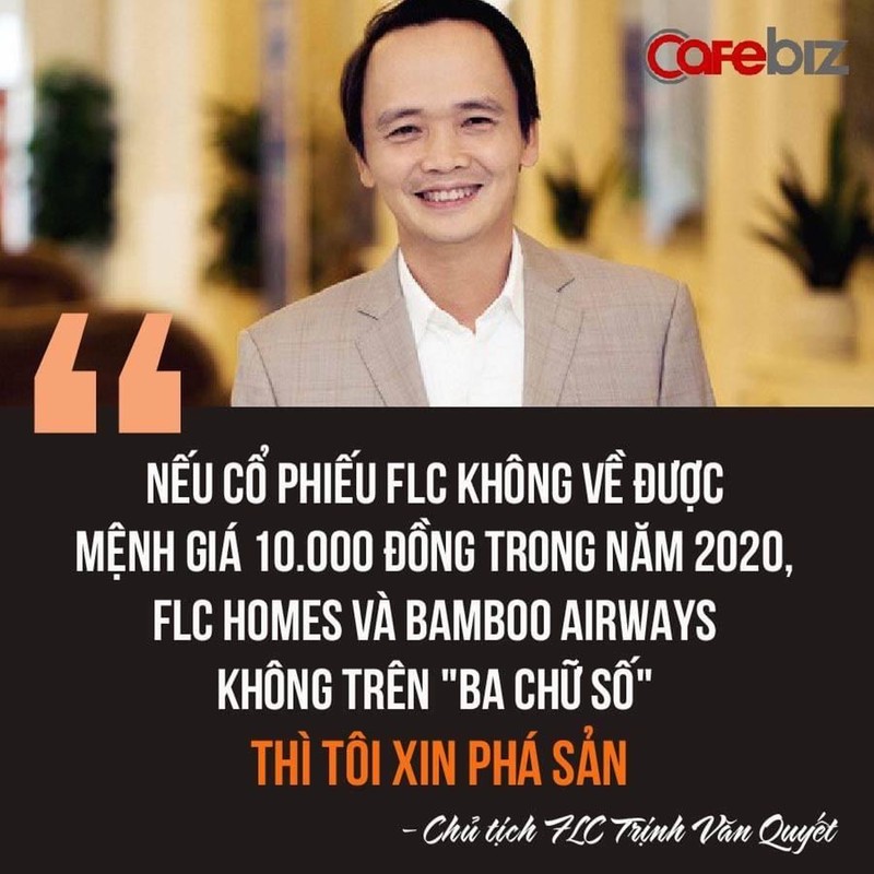 FLC chua ve menh gia, ong Trinh Van Quyet xoay so nhu the nao voi loi hua se pha san?