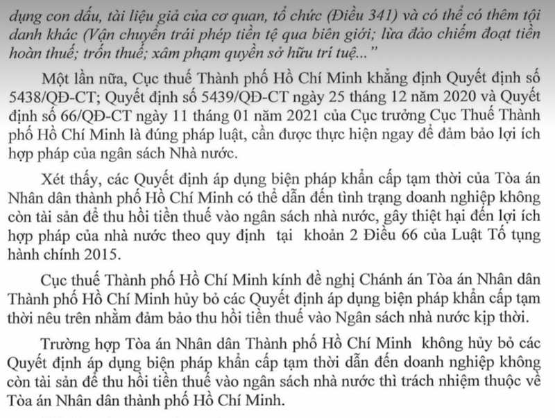 Cuc Thue TP HCM de nghi toa huy bo bien phap khan cap tam thoi de truy thu ThuDuc House 400 ty dong-Hinh-2