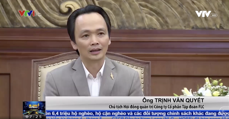 Ong Trinh Van Quyet: Thi gia FLC van chua tuong xung voi tam voc va tiem nang cua Tap doan