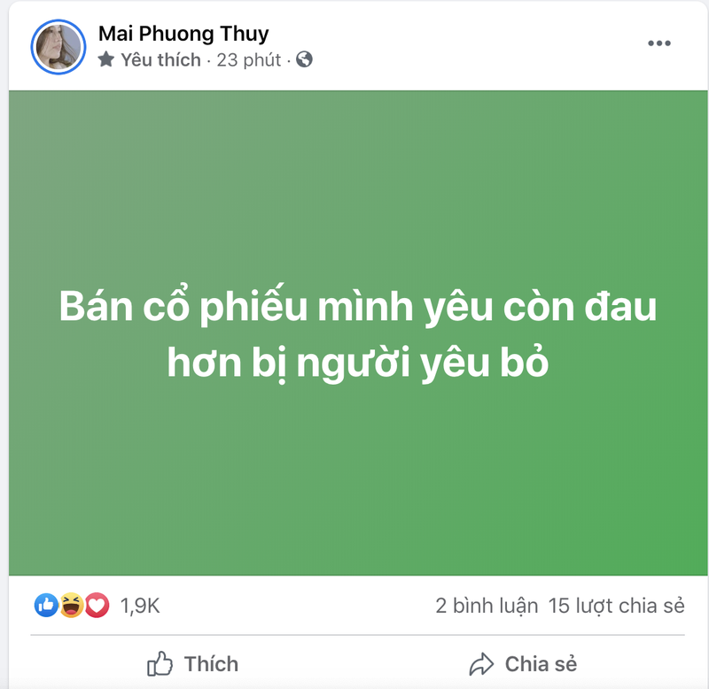 'Hoa hau chung khoan' Mai Phuong Thuy da ban HPG, VCB?