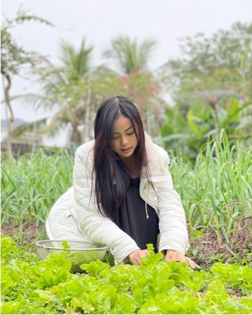 Man nhan vuon rau xanh muot trong nha A hau Dao Thi Hien-Hinh-6
