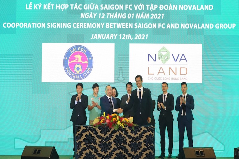 Novaland tai tro cho CLB Sai Gon FC