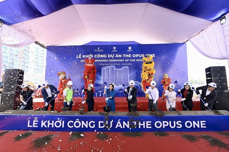 Chinh thuc khoi cong du an The Opus One tai Vinhomes Grand Park