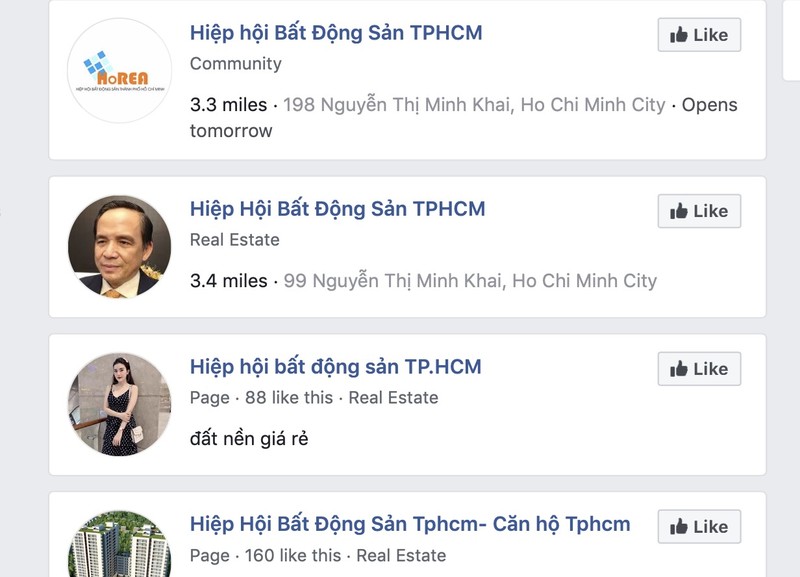HoREA bi mao danh Facebook, cau cuu So Thong tin va Truyen thong TP.HCM