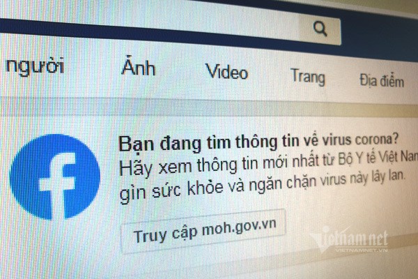 Facebook bo sung tinh nang moi cho nguoi tim kiem ve virus corona