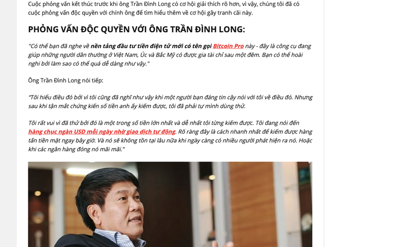 Thuc hu tin Chu tich Hoa Phat Tran Dinh Long 'lan san' dau tu Bitcoin