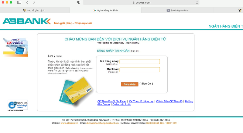 ABBank canh bao hanh vi gia mao website de phishing lua dao