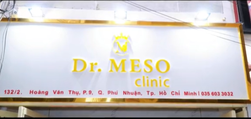 Bi xu phat, Dr. Meso Clinic tung chieu 've sau thoat xac'