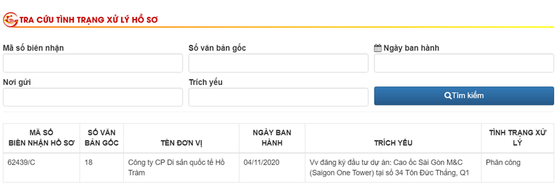 Doanh nghiep co von dieu le 300 trieu dong muon hoi sinh cao oc Saigon One Tower