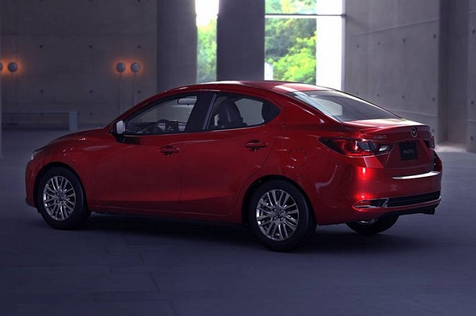 Can canh Mazda 2 sedan 2020 dep rang ngoi, gia hon 300 trieu-Hinh-2