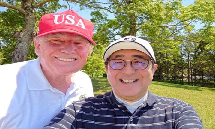 Nhung lan Thu tuong Abe 'ngoai giao san golf' voi Tong thong Trump-Hinh-5