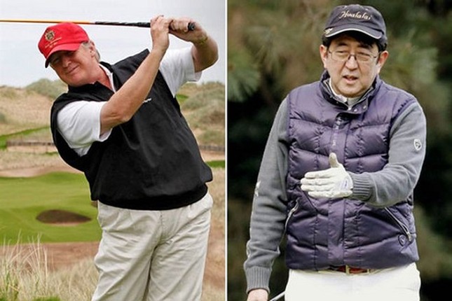 Nhung lan Thu tuong Abe 'ngoai giao san golf' voi Tong thong Trump-Hinh-8