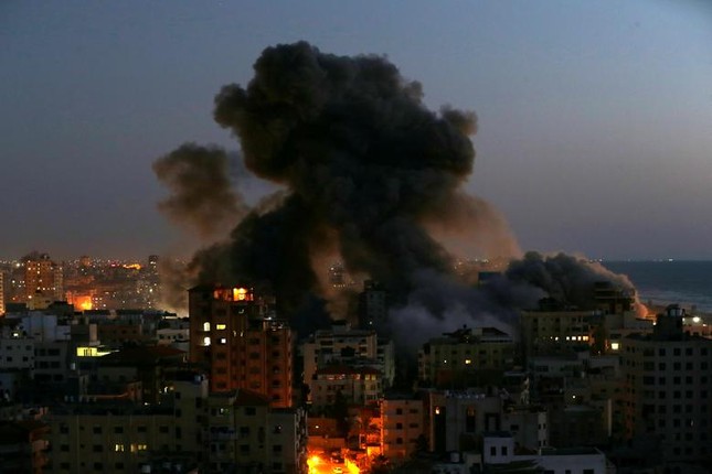 Can canh Dai Gaza tan hoang sau don khong kich cua Israel