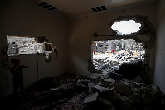 Gaza tan hoang sau 11 ngay giao tranh ac liet