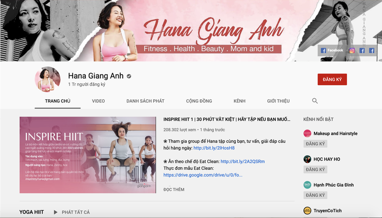 HLV gym Hana Giang Anh la Youtuber sieu khung-Hinh-3
