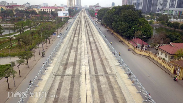 Xem dien mao tuyen metro Nhon - ga Ha Noi tu tren cao-Hinh-2