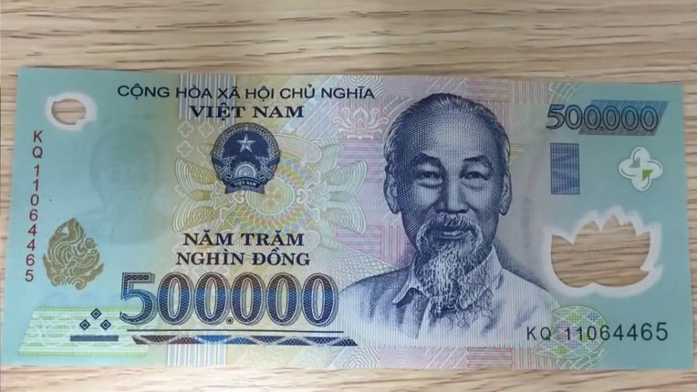Diem dac biet cua to tien 500.000 dong co menh gia lon nhat Viet Nam