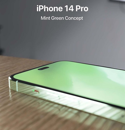 iPhone 14 Pro lo phien ban xanh mint dep me hon, iFan me man-Hinh-12