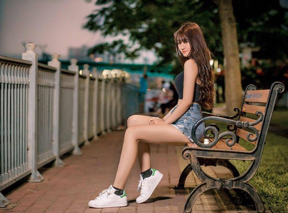 Chi ngoi uong nuoc hot girl Sai Gon cung nhan trieu like-Hinh-9