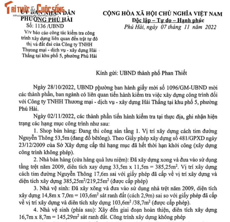 Phan Thiet (Binh Thuan): Tram dung chan Hai Thang ngang nhien xay dung khong phep?-Hinh-2