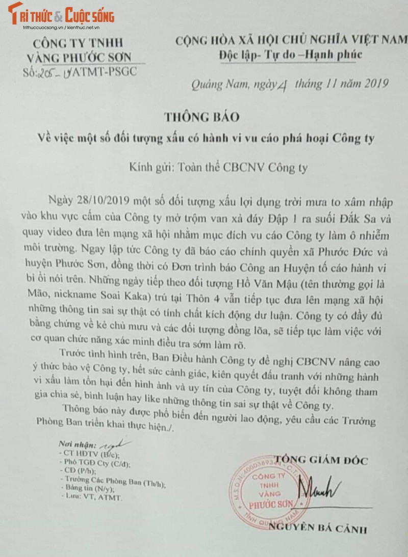 Bat ngo: Tan tong giam doc Nguyen Ba Canh noi ve viec Vang Phuoc Son bi vu cao-Hinh-2
