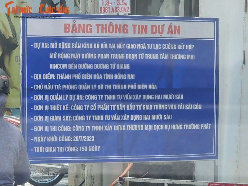 Dong Nai: Doanh nghiep nao dang thi cong du an tai nut giao nga tu Lac Cuong?