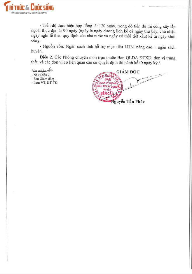 Tay Ninh: Nha thau Tien Tan Phat duoc chi dinh xay cong chao hon 400 trieu dong-Hinh-2