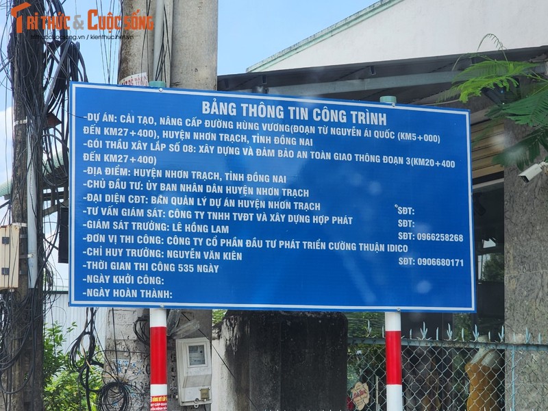 Dong Nai: Can canh Du an cai tao, nang cap duong Hung Vuong huyen Nhon Trach-Hinh-2