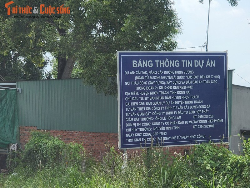 Dong Nai: Can canh Du an cai tao, nang cap duong Hung Vuong huyen Nhon Trach-Hinh-8