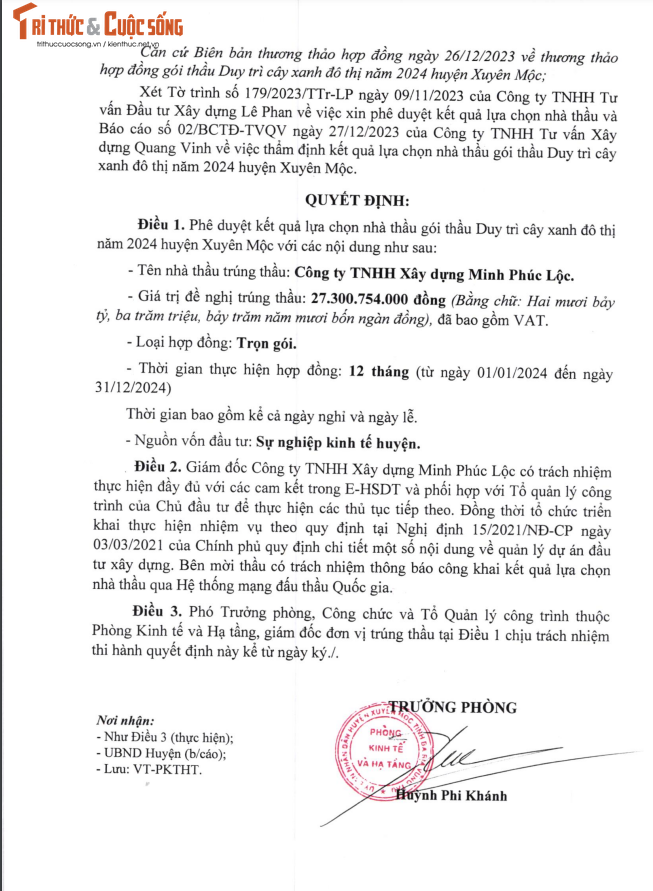 BR-VT: Minh Phuc Loc trung goi thau xay dung hoa xuan don Tet hon 7,2 ty-Hinh-4