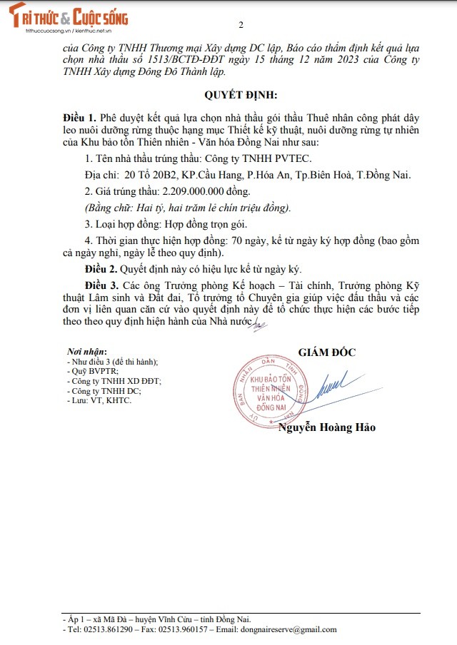 Trong 1 ngay, PVTEC trung 2 goi thau tai Khu bao ton Dong Nai-Hinh-4