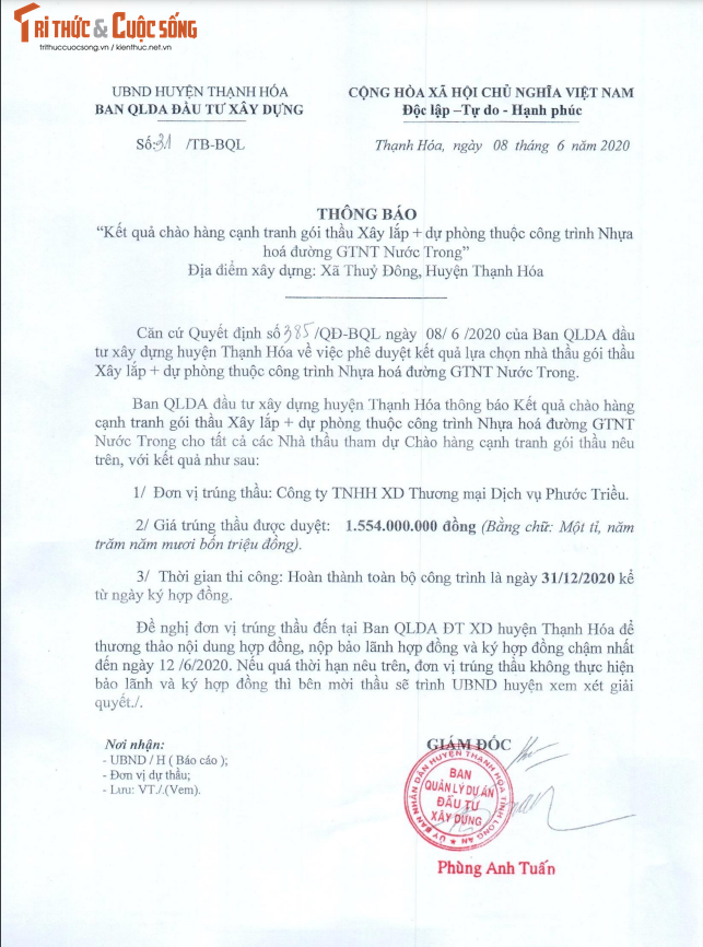 Cong ty Phuoc Trieu tham gia va trung 30/33 goi thau o Long An-Hinh-3