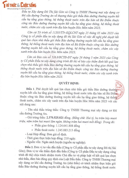 TP HCM: Cty Cau duong Truong An 1 ngay trung 2 goi thau tai Hoc Mon-Hinh-3