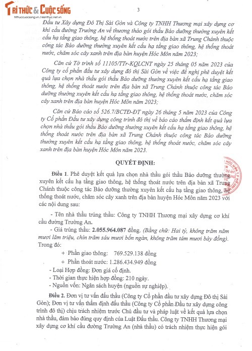 TP HCM: Cty Cau duong Truong An 1 ngay trung 2 goi thau tai Hoc Mon-Hinh-7