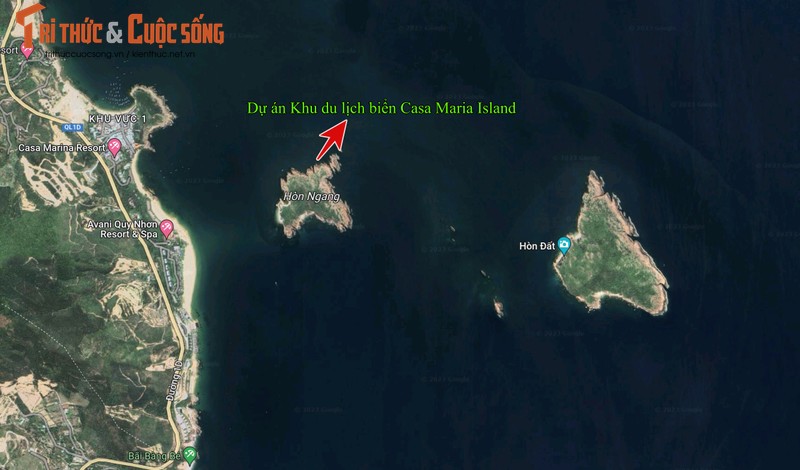 Binh Dinh: Cham dut hoat dong Du an Khu du lich bien Casa Marina Island
